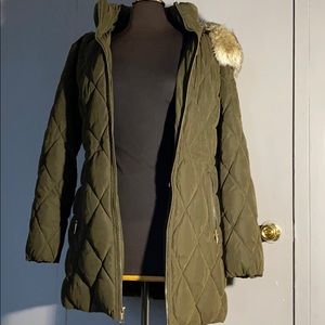 Olive Green Nautical Coat